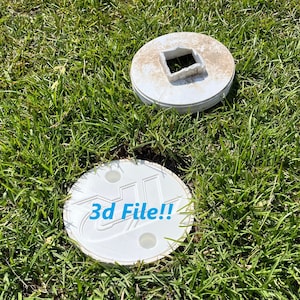 Bouchon de nettoyage MPT de 6 pouces pour remplacer le capuchon fileté en PVC (fichier d'impression 3D)