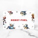 Robot Buffet Card Template, INSTANT DOWNLOAD, Printable Robot Food ...