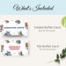 Robot Buffet Card Template, INSTANT DOWNLOAD, Printable Robot Food ...