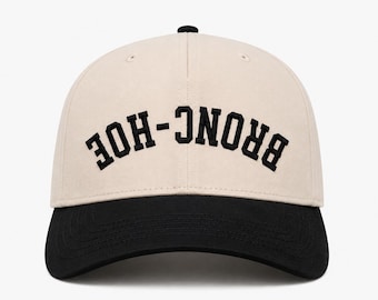 PRE ORDER Bronc-Hoe Upside Down Embroidered Hat | Funny Ford Bronco Hat | Bronco Owner Gift | Off-Road Cap