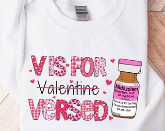 Sudadera de San Valentín de enfermera de UCI: camiseta divertida de cuidados intensivos