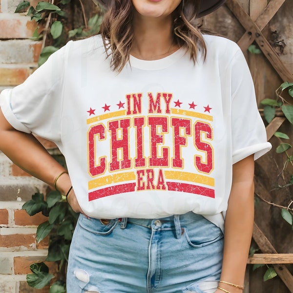 Taylor's Boyfriend Shirt, In My Chiefs Era Tshirt, Chiefs Fan Tee, Kansas City Fan T-Shirt, Football Team Shirt, Go Taylors Boyfriend