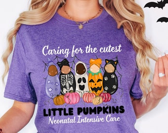 NICU Halloween Shirt: Little Pumpkins, Critical Care Nurse Gift