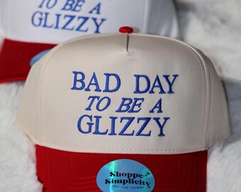 Bad Day To Be A Hot Dog Embroidered Hat, 4th of July Hat, Funny BBQ Hat, Hot Dog Hat, Bad Day To Be A Glizzy Embroidery Hat