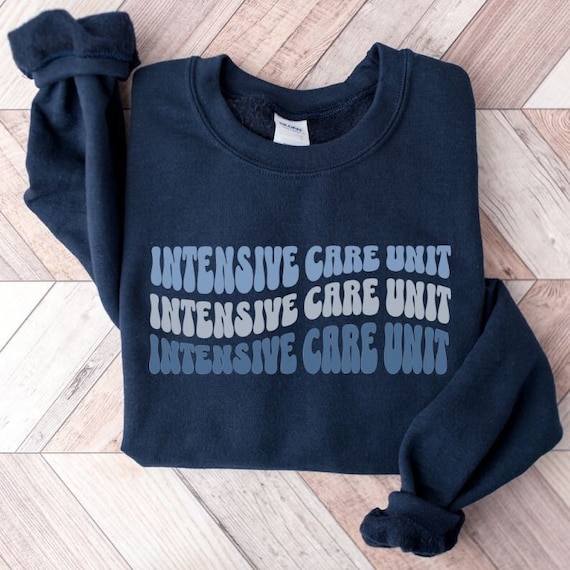 ICU Nurse Crewneck Sweatshirt, Critical Care Gift