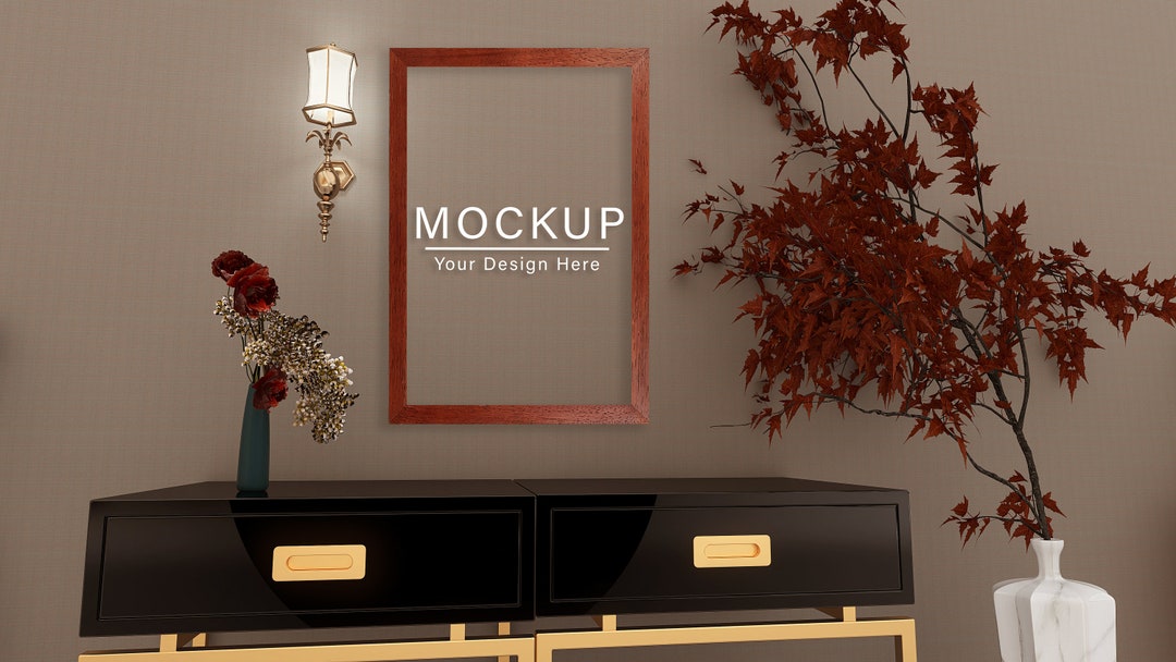 Luxury Condo Modern Art Frame Mockups Home Decor Art Frame Downloads in
