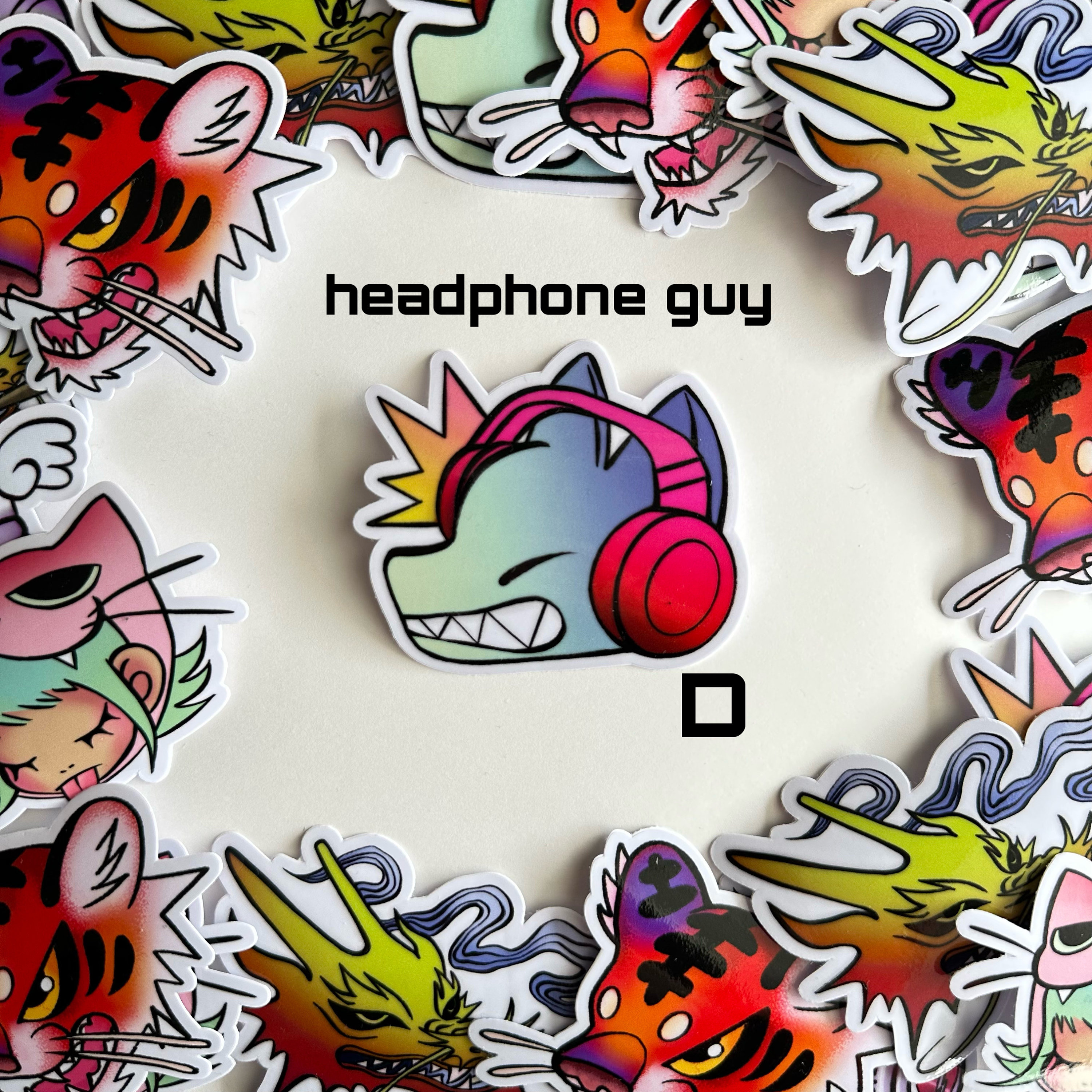 Sticker Examples Funky Funky Vinyl Stickers - Etsy