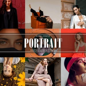 PORTRAIT | 170 Mobile & Desktop Lightroom Presets, Professional Beauty and Skin Tone Edits, Editorial Filters, Influencer Tools, Vibrant
