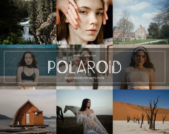 10 Polaroid Lightroom Presets, Retro Instant Film Filters, Vintage Edits, Nostalgic Photo Effects