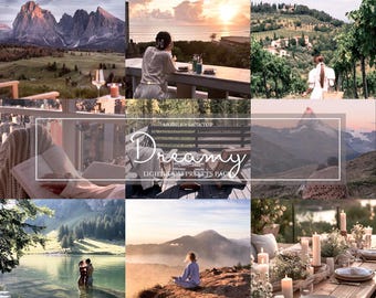 DREAMY / 30 ajustes preestablecidos de Lightroom para dispositivos móviles y computadoras de escritorio