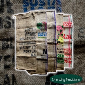Burlap Coffee Sacks -  mix & match