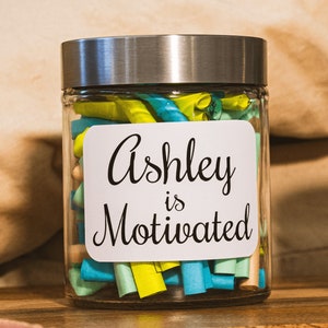 Pot d'affirmations motivantes - 60 affirmations pour une motivation quotidienne - Citations inspirantes sur la vie - Cartes d'affirmations - Coffret cadeau