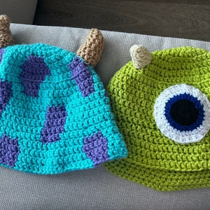 Mike and Sully Crochet Bucket Hat