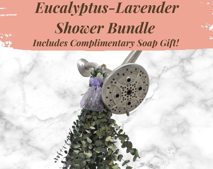 Eucalyptus Lavender Shower Bundle With Free Soap Self Care Set Gifts ...