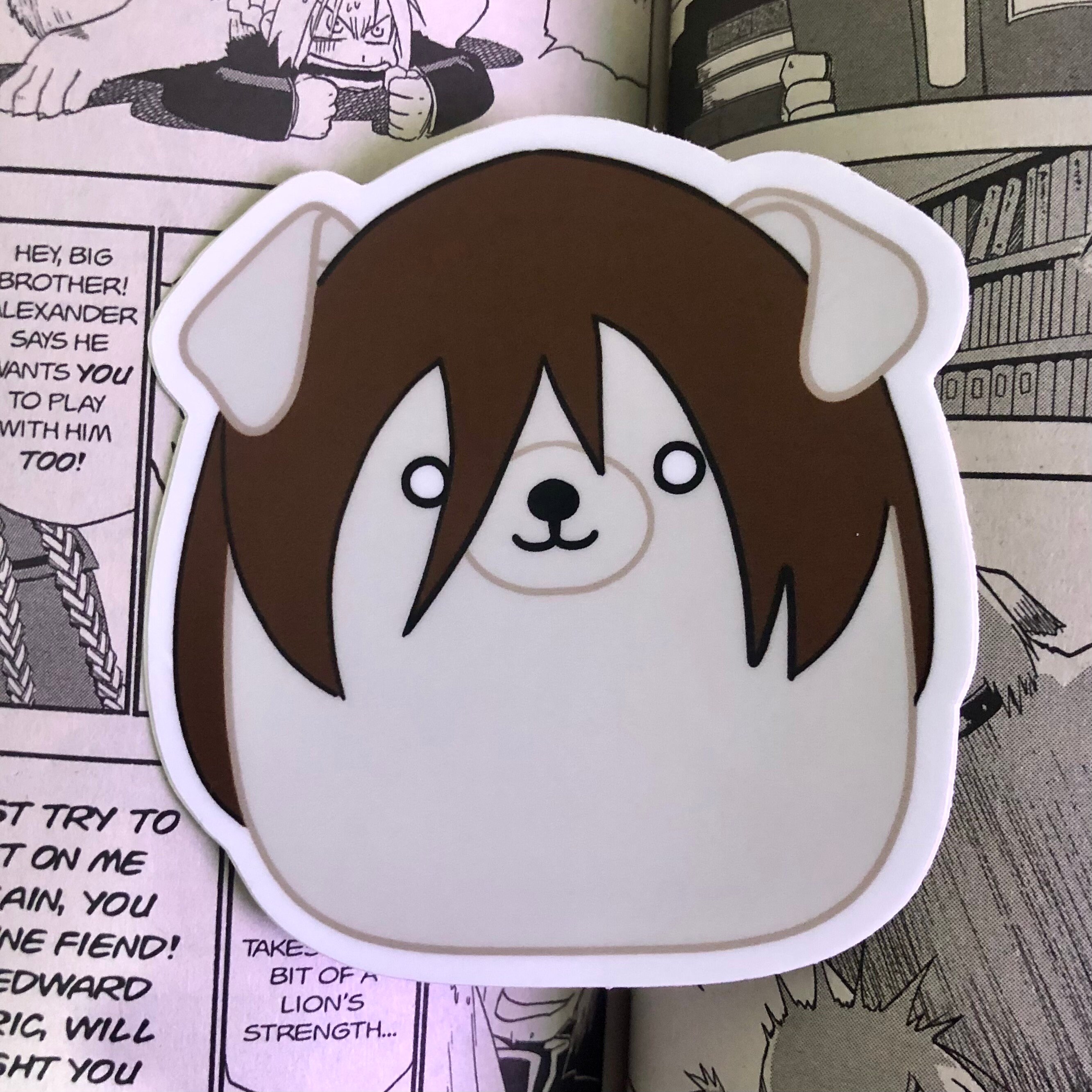 Nina Tucker Dog Filter Meme (Fullmetal Alchemist Brotherhood) Sticker for  Sale by MathildeIsaac