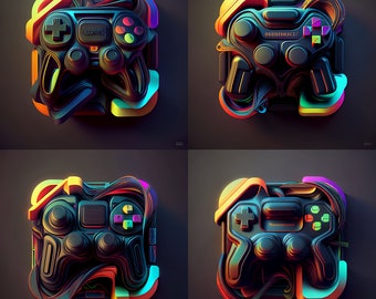 Which one will you choose? Gaming Controllers, Gaming, Video Games, Digital Art