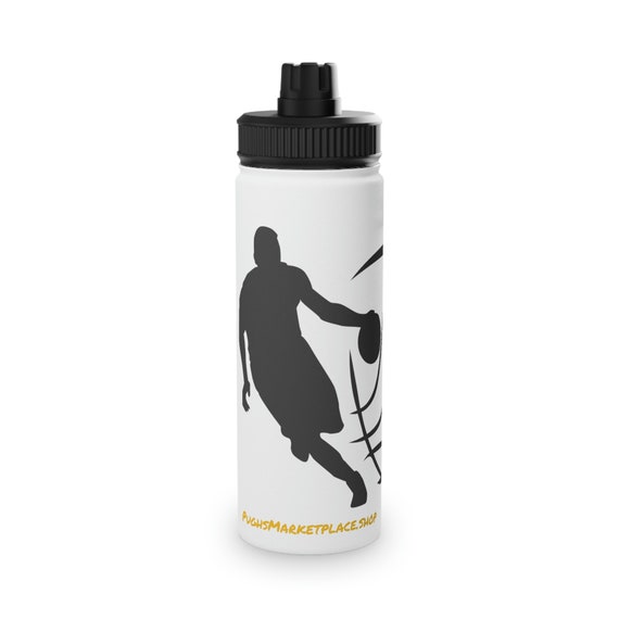 Stainless Steel Water Bottle, Sports Lid Basketball, Sports Drink