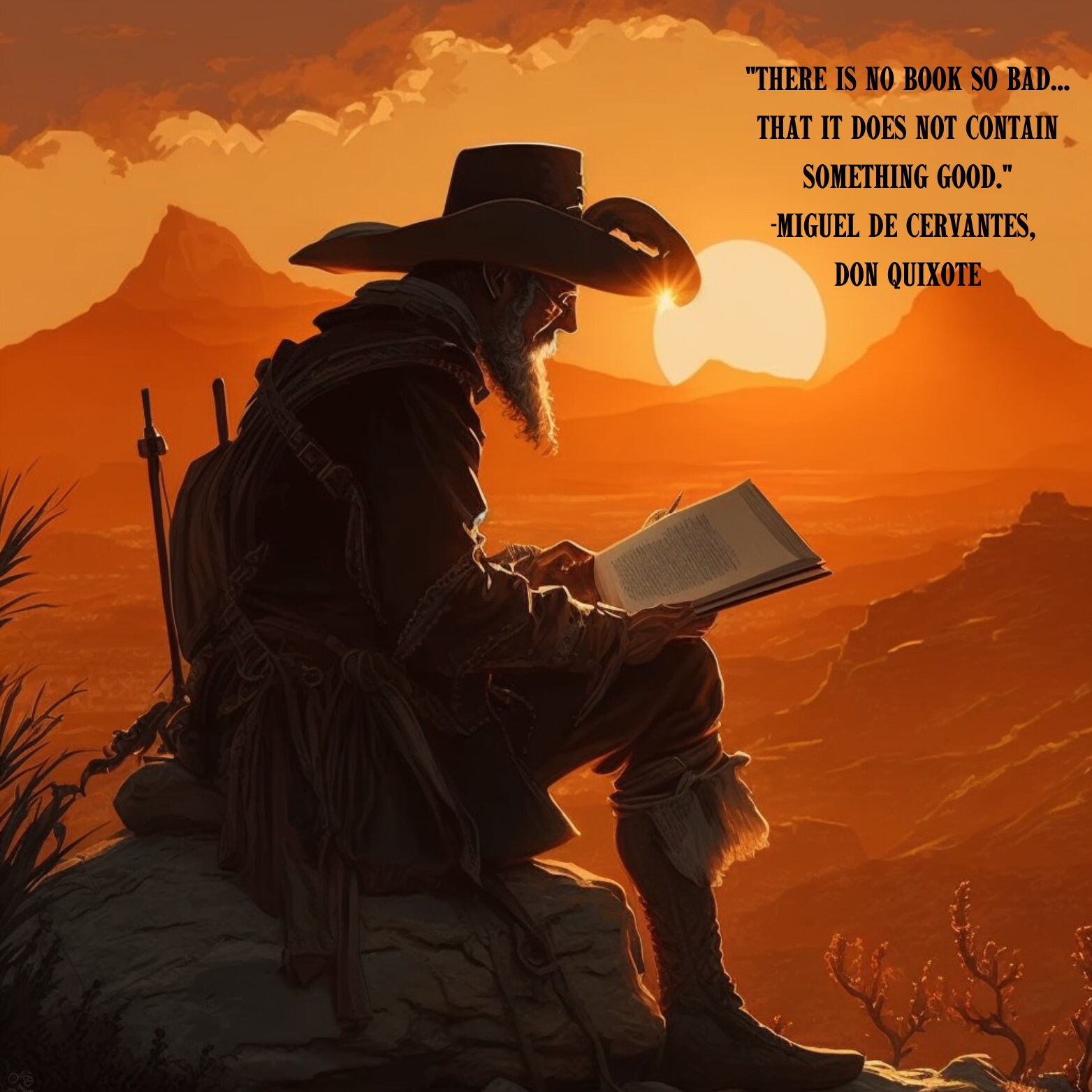 Don Quixote Literature Poster Classroom Theme Don Quijote - Etsy