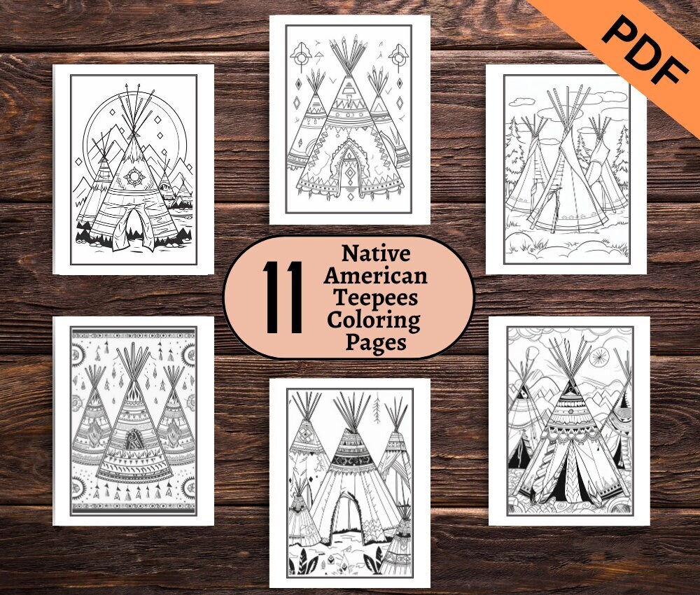 Indian Teepee Coloring Pages Cheap Wholesalers | www.pinnaxis.com