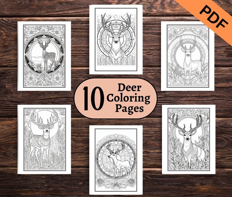 Deer Adult Coloring Pages Adult Coloring Book Babysitter Printable Girl Coloring Pages Coloring ...