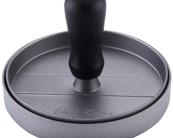 Chef Remi Burger Press | Non-Stick Professional Hamburger Press & Patty Maker