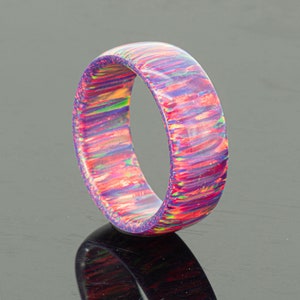 Solid Royal Purple Bello Opal Ring