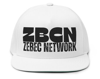 ZBCN Embroidered Flat Bill Cap, Zebec Network Cryptocurrency  display picture 3