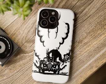Phone Cases | Mobile Accessories | Driver Theme | Impact Resistant Cases | Gift for Horror Fans | Gothic Theme
