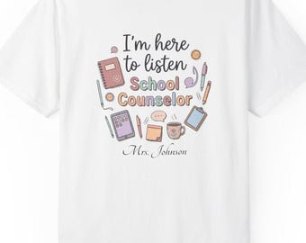 School Counselor shirt, Guidance counselor tee, Therapist, Mental Health, Counseling Visibility, Therapy shirt, LPC shirt, MSW counselor