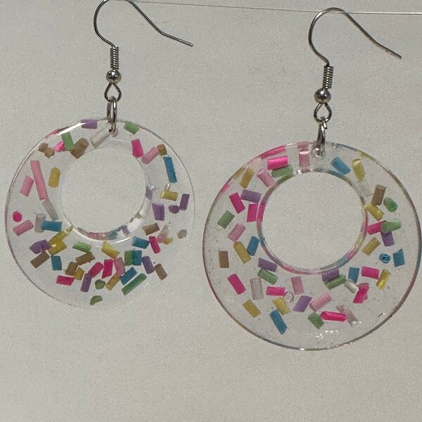 Resin Earrings Dangle Etsy