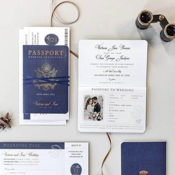 Passport invites and save the Dates (samples and consultations)