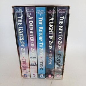 The Zion Chronicles Complete Set Book 1-5 by Bodie Thoene Paperback Historical image 3