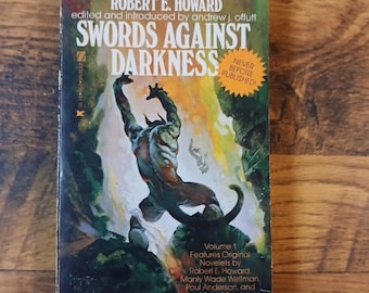 Swords Against Darkness 1 First Printing PB 1977 Frazetta Cover Robert E. Howard