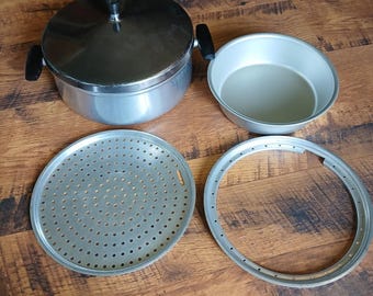 Vtg WEAR-EVER Stainless Inner Clad 10
