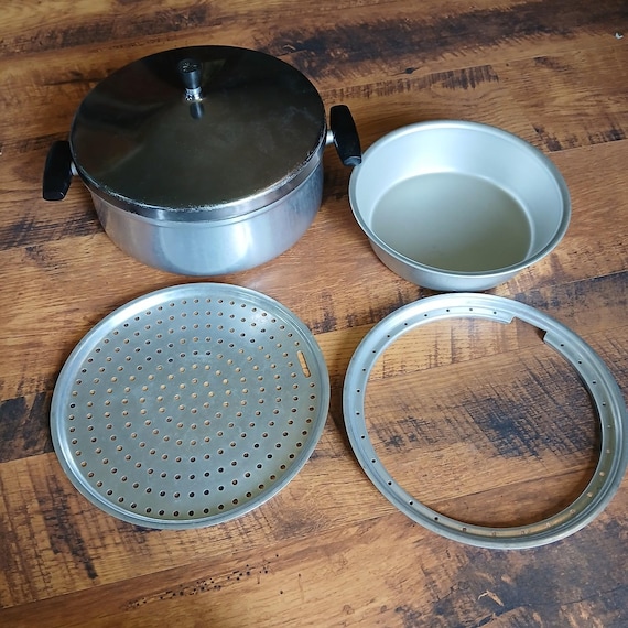 Vtg WEAR-EVER Stainless Inner Clad 10