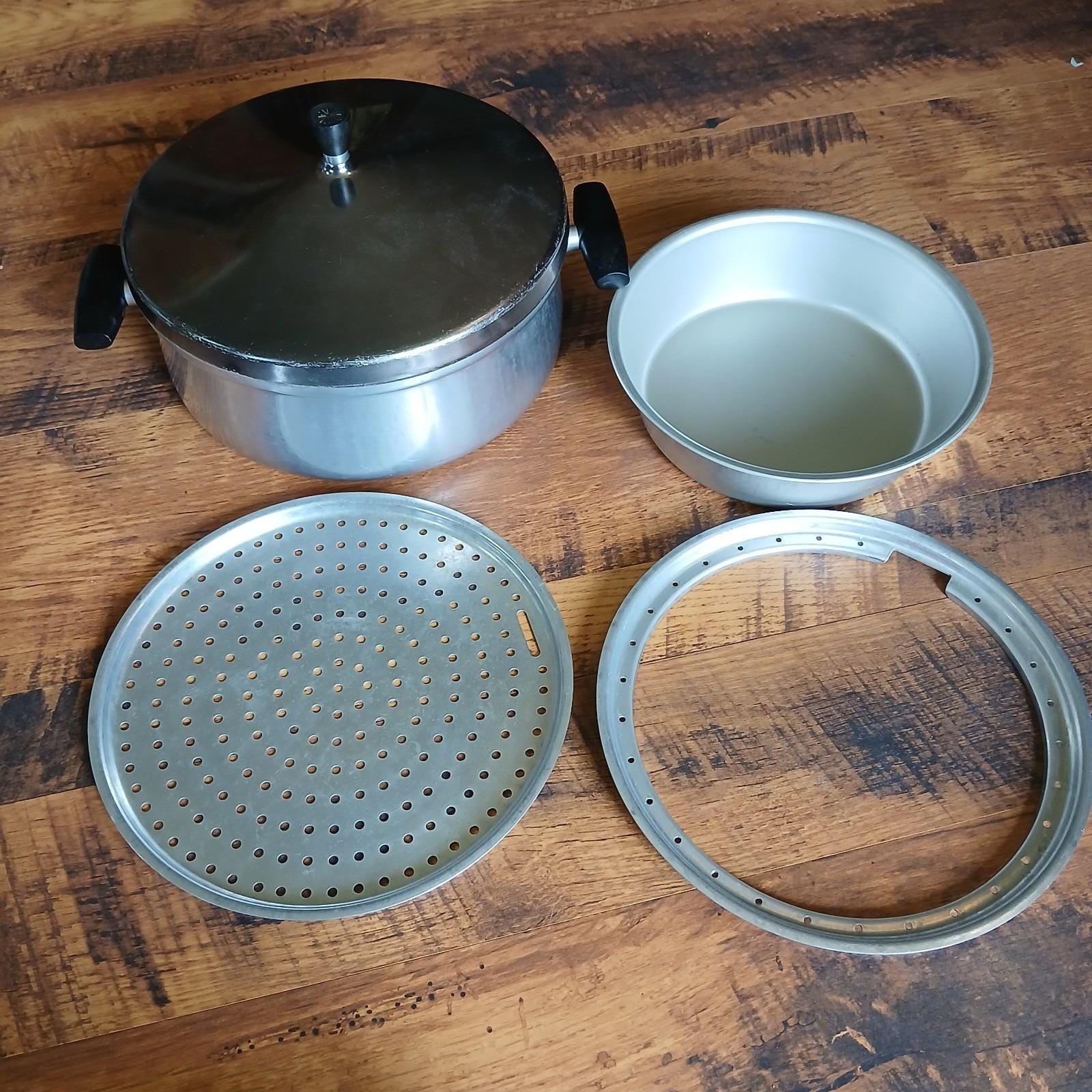 Vtg WEAR-EVER Stainless Inner Clad 10