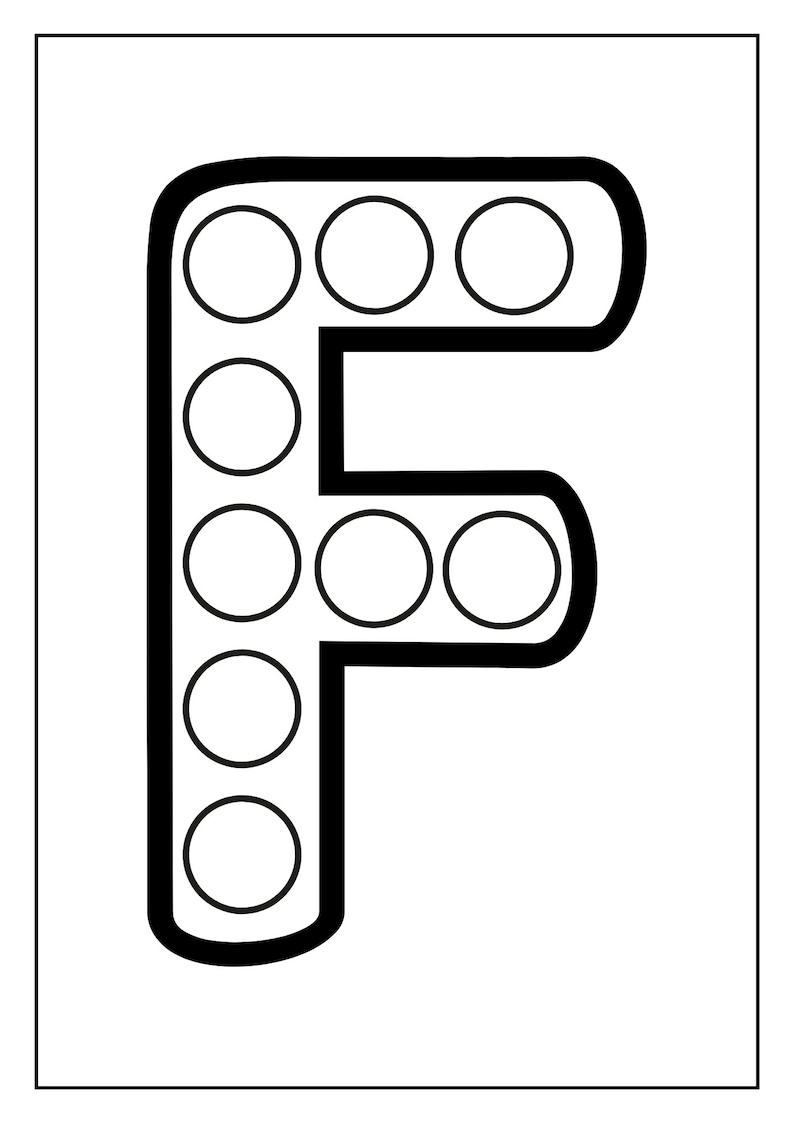 Alphabet Dots | Alphabet Dot Marker | Alphabet Dot Printables | Dot the ...