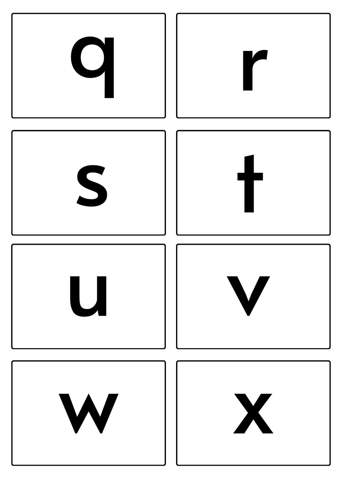 Alphabet Cards Alphabet Flash Cards Printable Literacy Aids Printable