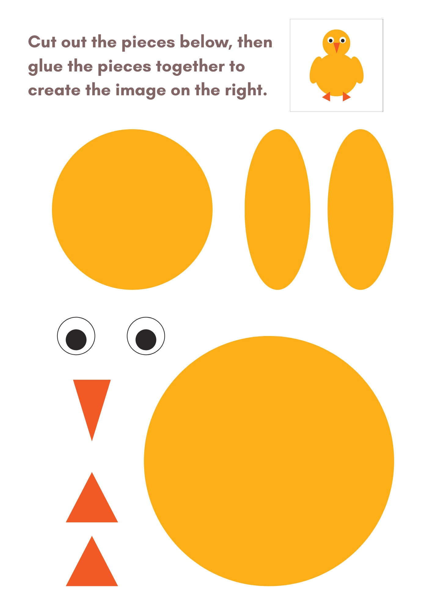 Cut and Paste Printables Cut and Glue Activities Cut and - Etsy Canada
