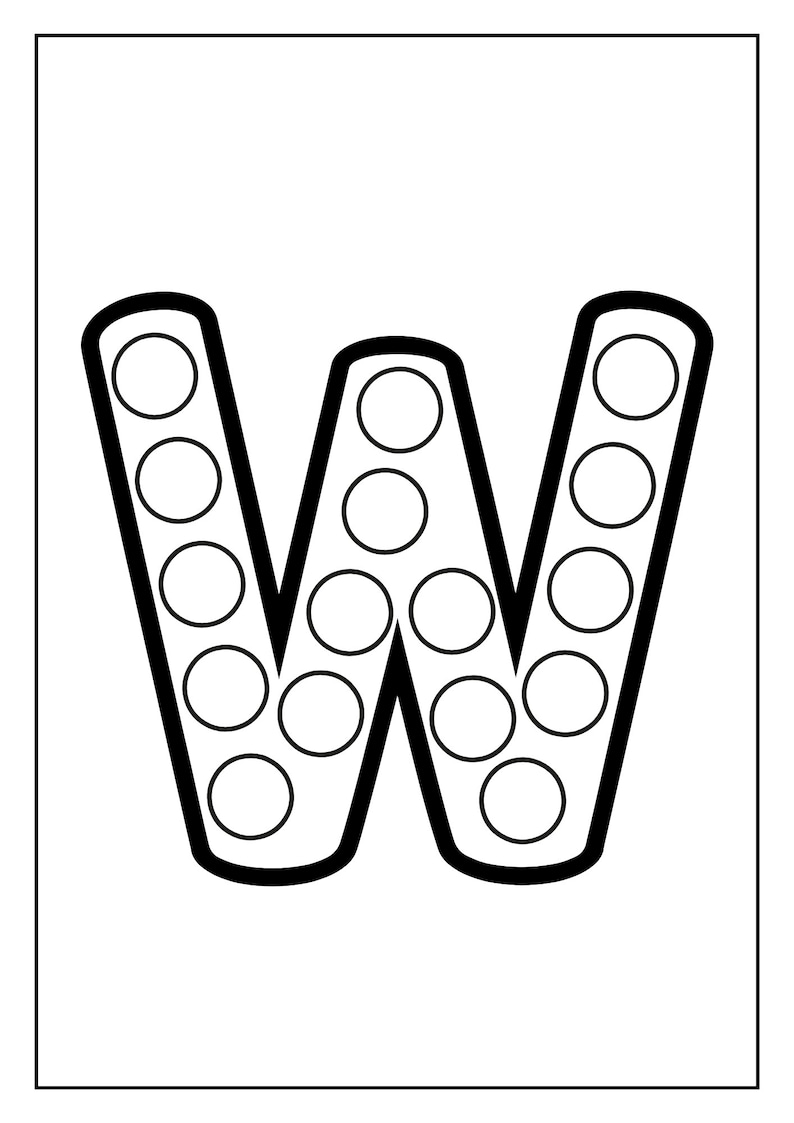 Alphabet Dots | Alphabet Dot Marker | Alphabet Dot Printables | Dot the ...