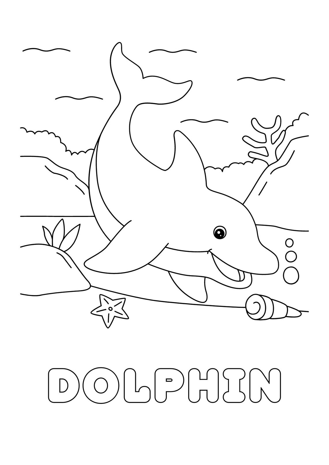 Under the Sea Coloring Pages Ocean Animals Coloring Sea Creatures ...