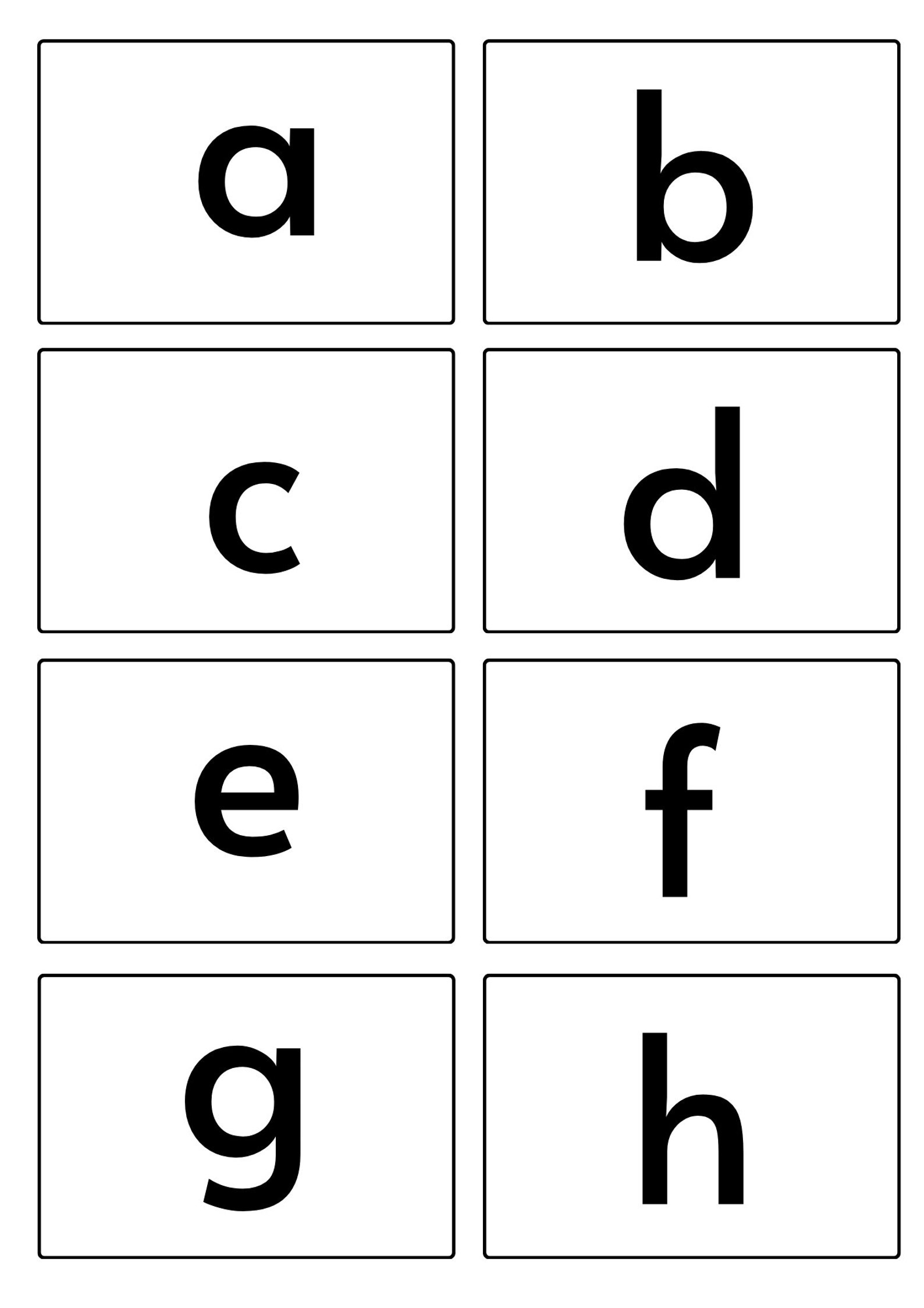 Alphabet Cards Alphabet Flash Cards Printable Literacy Aids Printable