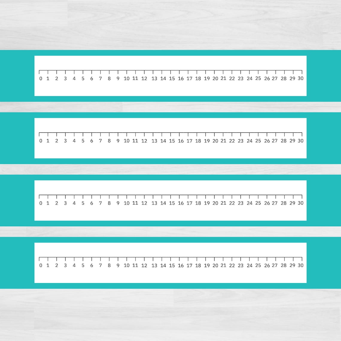 Printable Number Line 0-30: Teacher Classroom Resource (digital ...