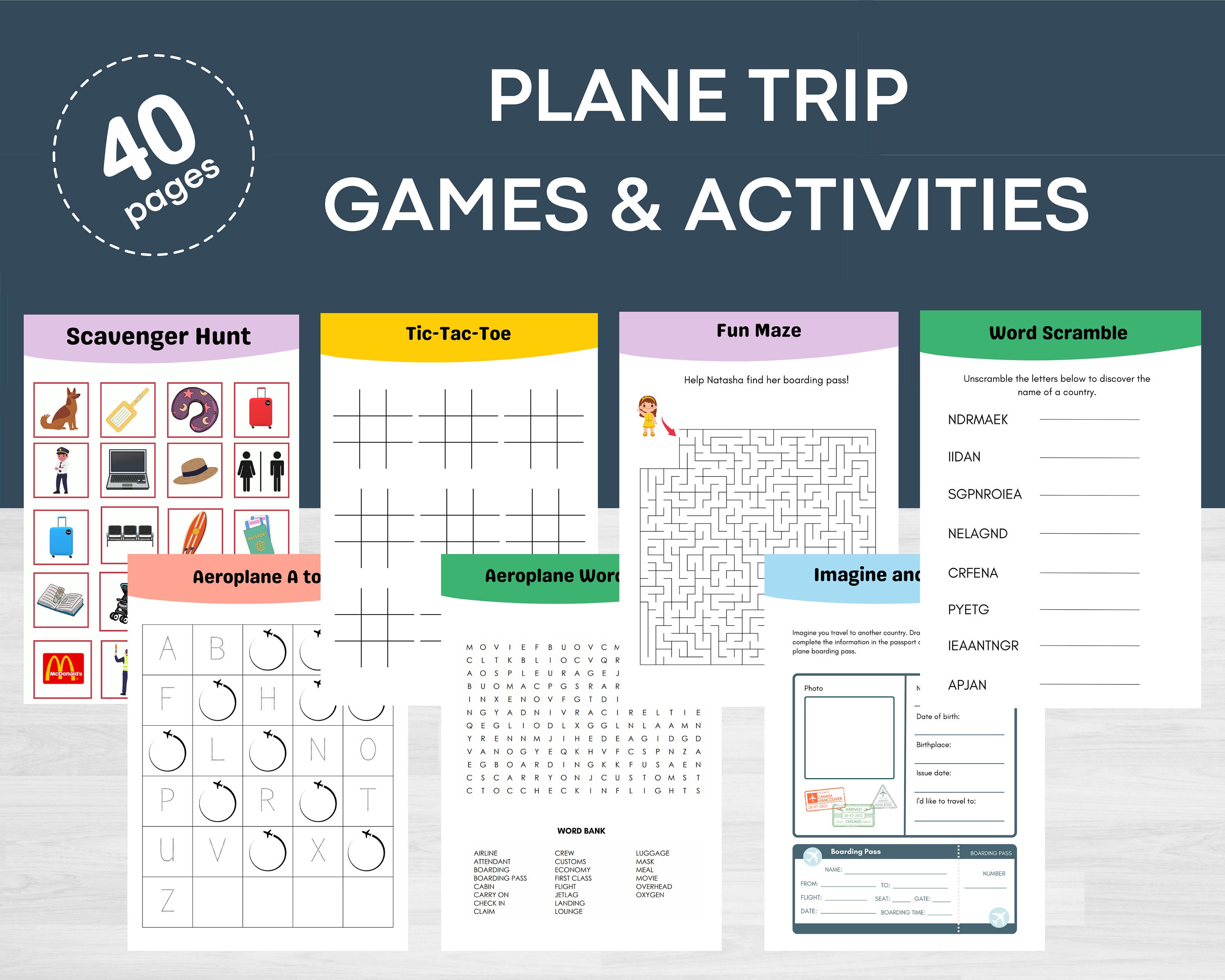 Airplane Activities Airplane Activities for Kids Aeroplane Games Aeroplane Activities Printable