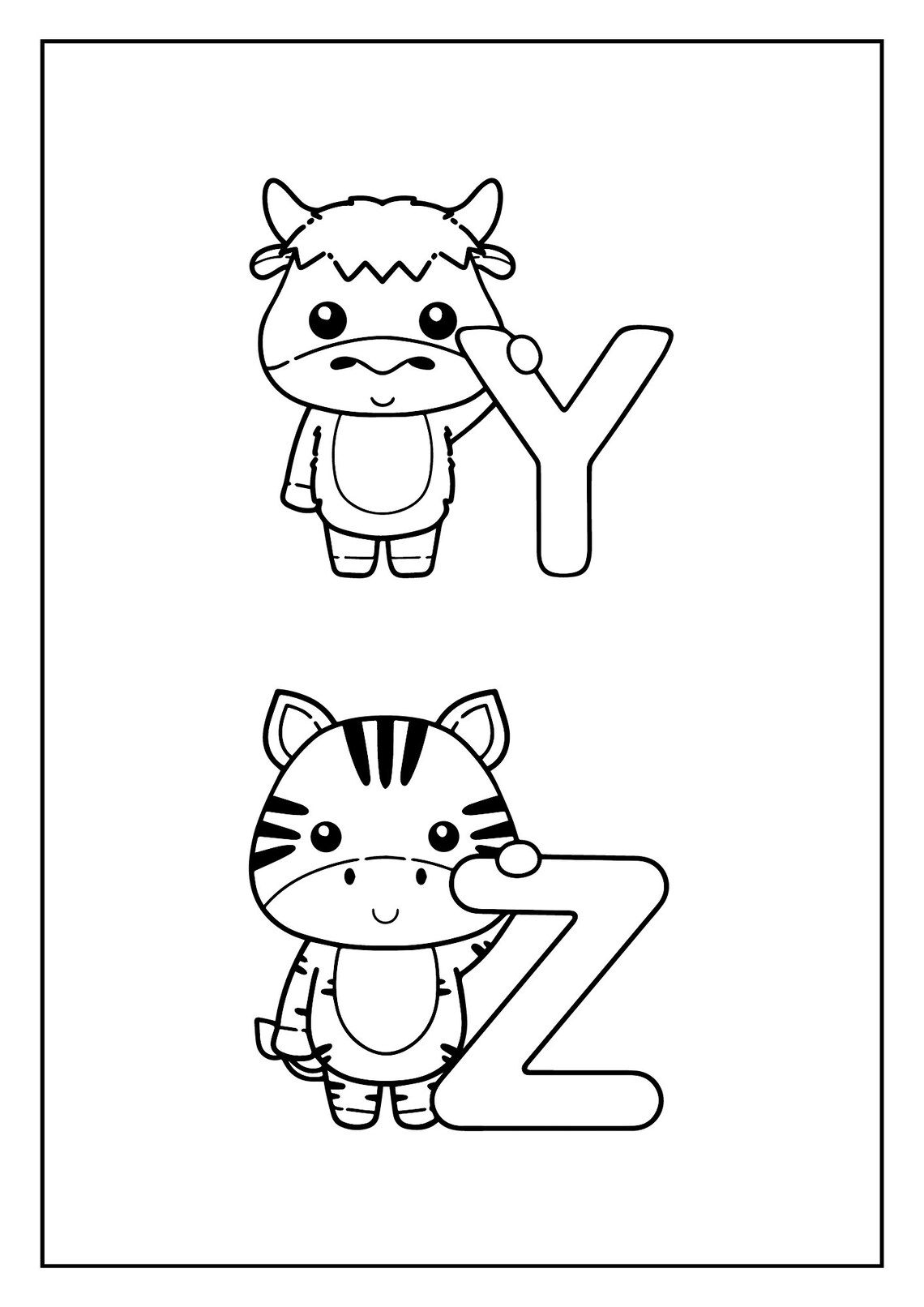 Animal Alphabet Printable Alphabet Worksheets Letter Worksheets for