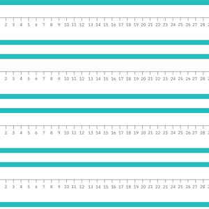 Printable Number Line 0-30 | Number Line Printable | Counting to 30 ...