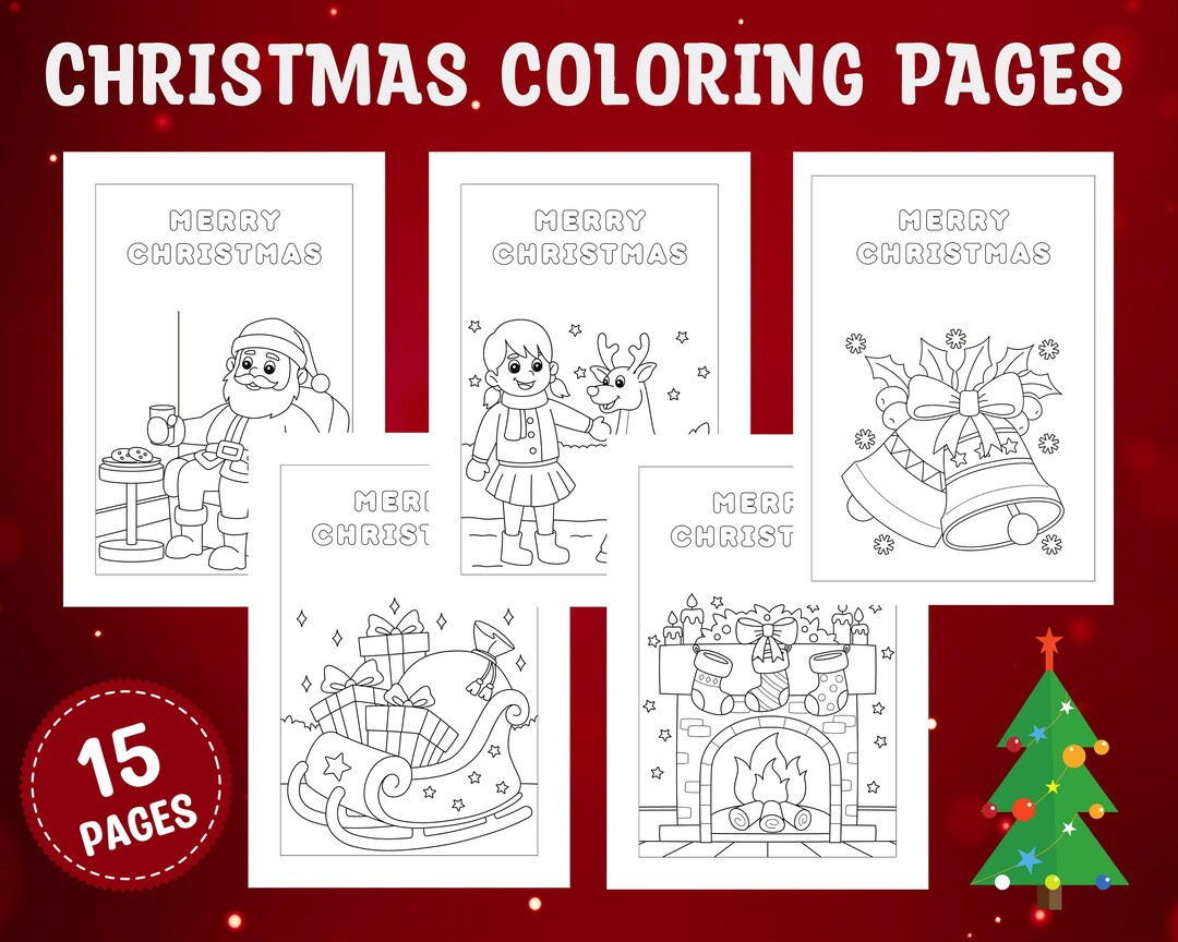 Christmas Coloring Pages Christmas Printables for Kids Christmas