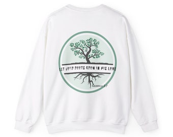 Unisex Heavy Blend Crewneck Sweatshirt rooted in Christ