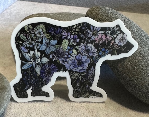 Virginia Blue Bear Sticker