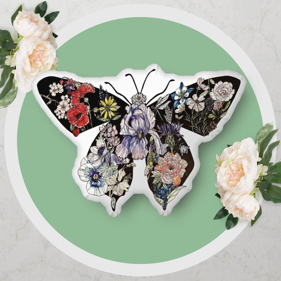Butterfly Grace Custom-Shaped Pillow